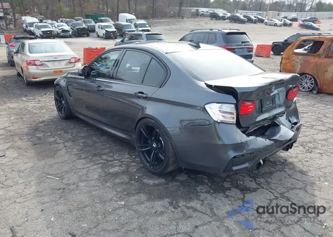 2015 BMW M3 from USA, damaged, VIN WBS3C9C52FP806222